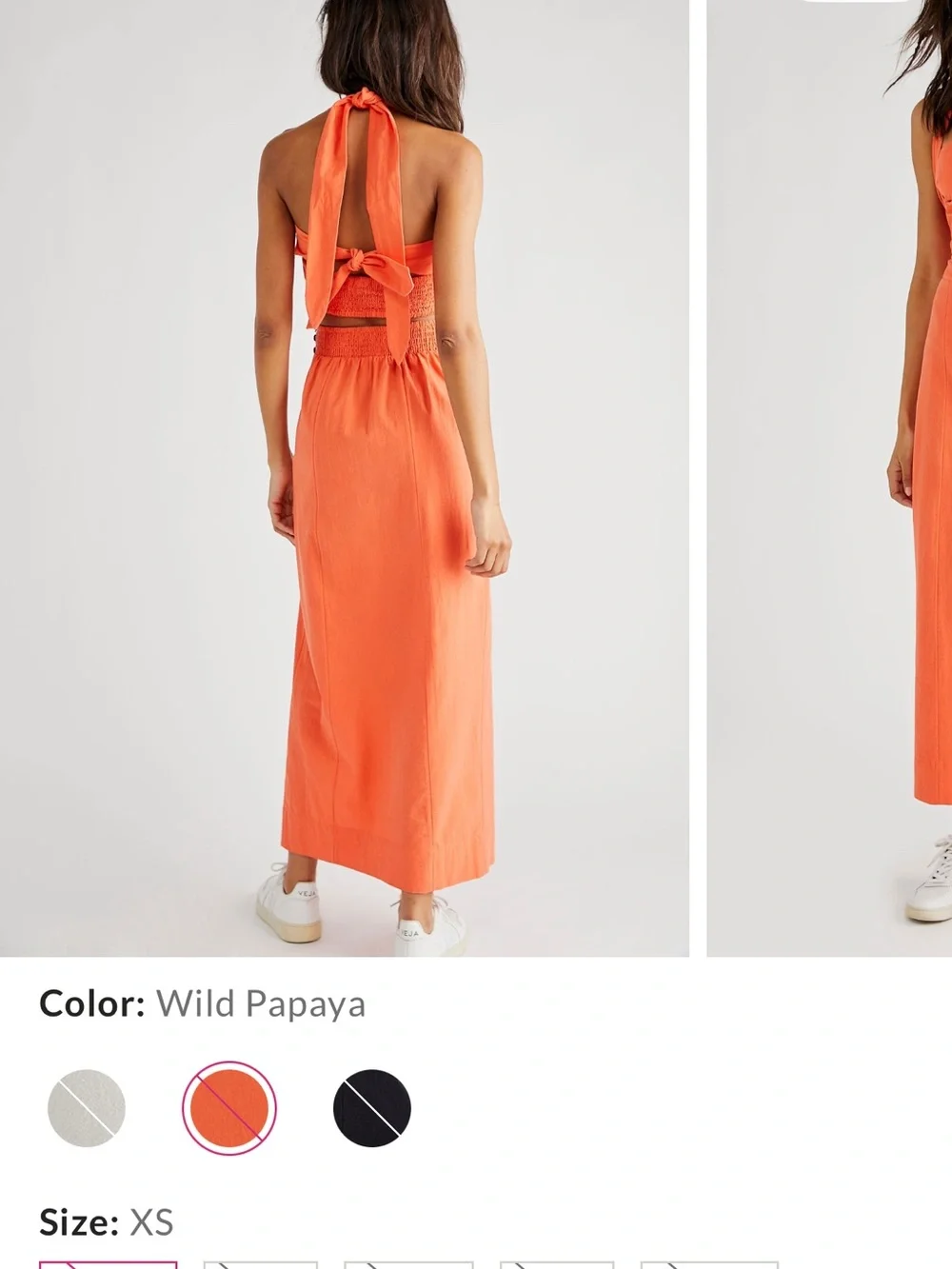 Free People Adventurous Night Set - Wild Papaya- Size XS